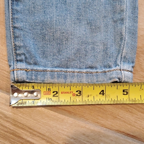 KanCan Mid Rise Light Wash Distressed Skinny Jeans 27 - Picture 15 of 15